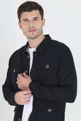 Brave Soul Full Sleeve Solid Men Jacket