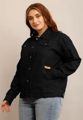 Tripursundari Fashion Full Sleeve Solid Women Denim Jacket