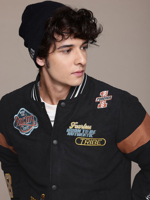Roadster Full Sleeve Embroidered Men Jacket