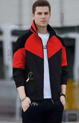 JAMMYandKAMMO Full Sleeve Colorblock Men Jacket