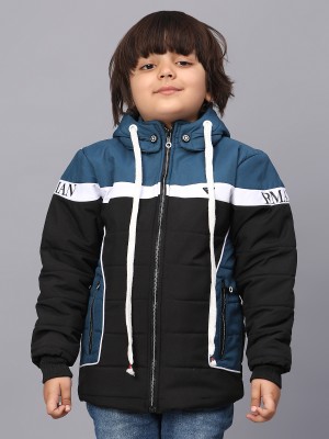 Sky Heights Full Sleeve Colorblock Boys Jacket