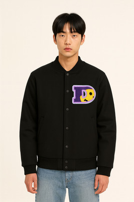 Damler Trennding Full Sleeve Solid, Applique Men Jacket