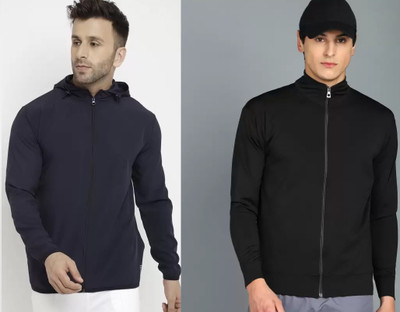 Tritika Full Sleeve Solid Men Jacket