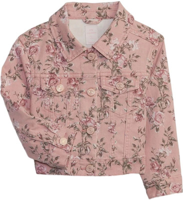 GAP Full Sleeve Floral Print Girls Jacket