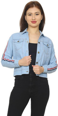 Myst Denim Full Sleeve Washed Women Denim Jacket
