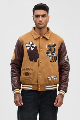 Snitch Full Sleeve Graphic Print Men Jacket