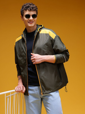 HERE&NOW Full Sleeve Colorblock Men Jacket