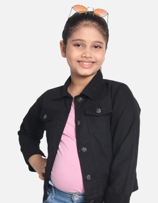 Nature Craft Full Sleeve Solid Girls Jacket