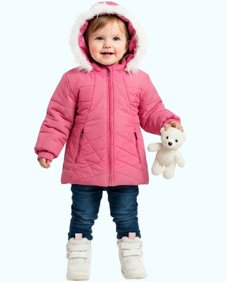 FROSTA Full Sleeve Self Design Girls Jacket