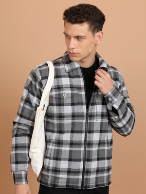 HIGHLANDER Full Sleeve Checkered Men Jacket