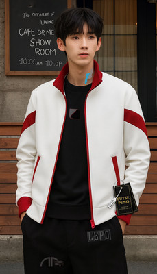 FUTSE PENO Full Sleeve Solid, Colorblock Men Jacket
