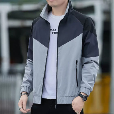Mashaykh Full Sleeve Colorblock Men Jacket