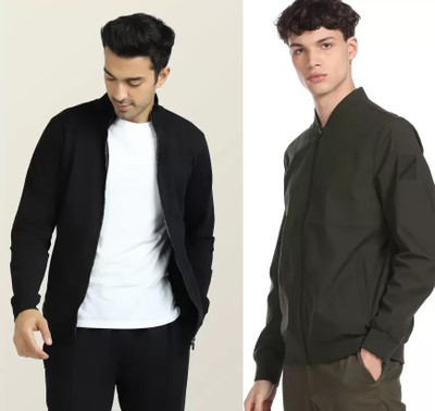 JVBRANGI Full Sleeve Solid Men Jacket