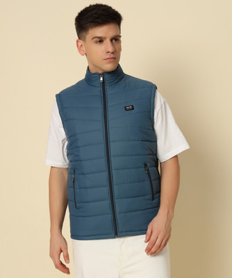 DRESSBASE Half Sleeve Solid Men Jacket