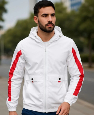JH FASHIONS Full Sleeve Solid Men Jacket