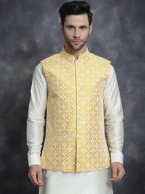 ANOUK Sleeveless Printed Men Jacket