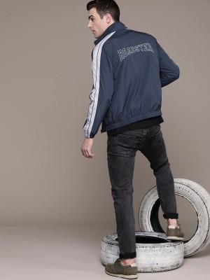 Roadster Full Sleeve Self Design Men Jacket