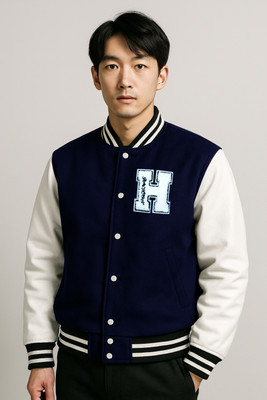Damler Trennding Full Sleeve Colorblock Men Jacket