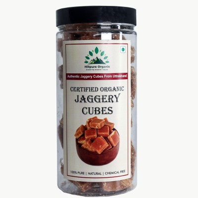 Hillpure Organic Jaggery Cubes, Gud, Authentic Jaggery Cubes From Uttarakhand, Certified Organic, Cubes Jaggery(600 g)