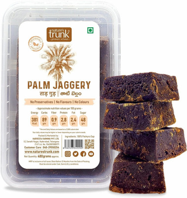 Nature's Trunk Palm Jaggery | Thaati Bellam | Taad Gud Granules Jaggery(480 g, Pack of 2)