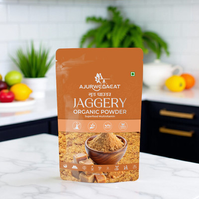 AJURWEDAEAT NATURAL JEGGERY POWDER | ORGANIC GUD POWDER | ORIGINAL AND FRESH S -126 Powder Jaggery(950 g)