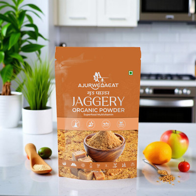 AJURWEDAEAT NATURAL JEGGERY POWDER | ORGANIC GUD POWDER | ORIGINAL AND FRESH S -136 Powder Jaggery(950 g)