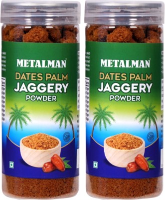 METALMAN Deliciously Healthy Date Palm Jaggery Powder Powder Jaggery(400 g, Pack of 2)