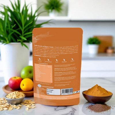 AJURWEDAEAT NATURAL JEGGERY POWDER | ORGANIC GUD POWDER | ORIGINAL AND FRESH S -149 Powder Jaggery(950 g)