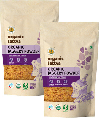 Organic Tattva Organic Powder Jaggery(500 g, Pack of 2)