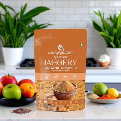 AJURWEDAEAT NATURAL JEGGERY POWDER | ORGANIC GUD POWDER | ORIGINAL AND FRESH S -108 Powder Jaggery(950 g)