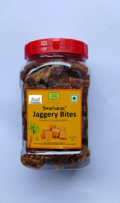 Swarnaras Jaggery Cubes, Jaggery Bites, Small Cube Bite Size, Gud Jaggery Cube Bites Cubes Jaggery(500 g)