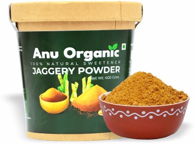 Anu Organic Jaggery Powder for Cooking, Tea, Coffee, Sweets & Daily Use | Rich in Minerals | Powder Jaggery(400 g)