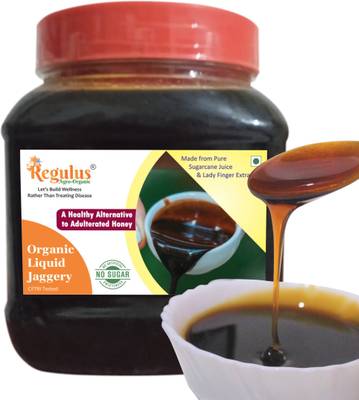 regulus Organic Liquid Jaggery | Sugarcane Syrup | Chemical-Free | 1 kg Liquid Jaggery