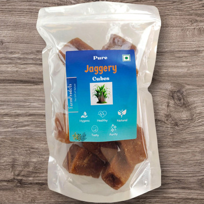 FarmProdcts High Quality Jaggery Cubes for Tea and Coffee - Traditional Made Gud/Gur/Bellam Block Jaggery(1 kg)