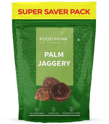 FOOD MYNK Palm Jaggery | Karupatti | Thati Bellam | Khejur Gur | Patali Gur Block Jaggery(2 kg)