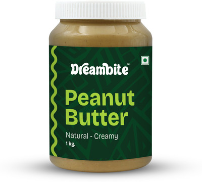 DREAM BITE Natural Peanut Butter - Creamy(1 kg)