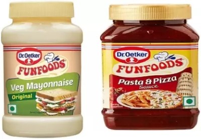 FUNFOODS pasta pizza sauce(325 g, Pack of 2)