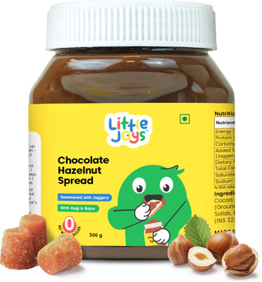 Little Joys Hazelnut Chocolate Spread | No Added Sugar |Jaggery, Cocoa, Hazelnut Ragi &Bajra(300 g)