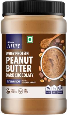 Saffola Fittify Whey Protein Peanut Butter Dark Chocolaty Extra Crunchy 1250 g