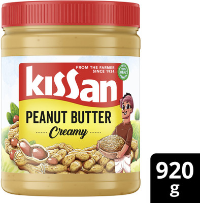 Kissan Creamy Peanut Butter With 100% Real Peanuts 920 G For Rs. 207