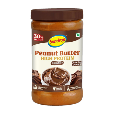 Sundrop Dark Chocolate Crunchy Peanut Butter(500 g)
