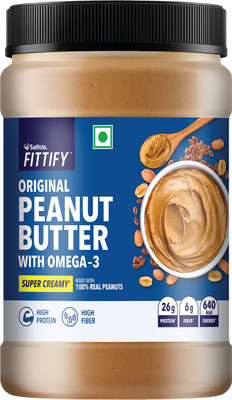 Saffola Fittify Original Peanut Butter With Omega-3 Super Creamy 925 G On Flipkart For Rs. 202 @ 55% off