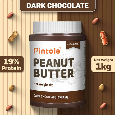Pintola Dark Chocolate Peanut Butter (Creamy)(1 kg)