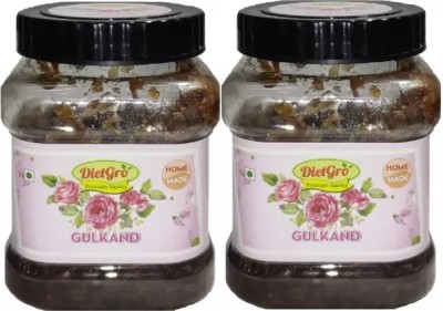 DietGro Natural Gulkand (Rose Petal Jam) 400 g(Pack of 2)