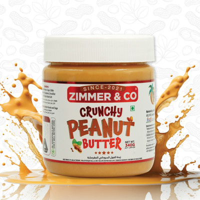 Zimmer & Co Crunchy Peanut Butter(340 g)