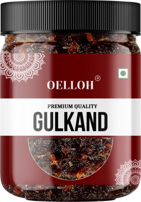 Oelloh Organic Gulkand (Made with Rose Petals and Mishri) | Rose Petal Jam 500 g