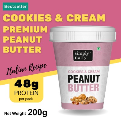 simply nutty Cookies and Cream Premium Peanut Butter 200 g