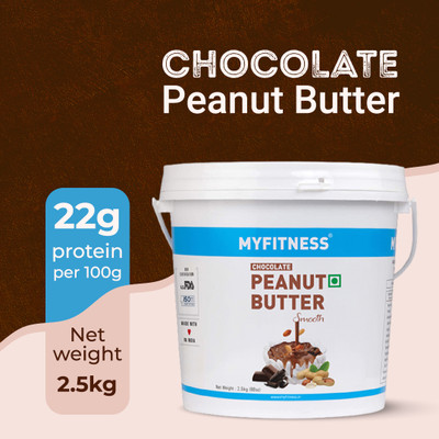 MYFITNESS Chocolate Peanut Butter (Smooth)  (2500 G) For Rs. 710 @ 43 %