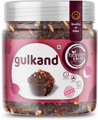 HEAVEN BITES Gulkand | Rose Petal Jam | No Artificial Flavors, Digestive & Healthy(250 g)