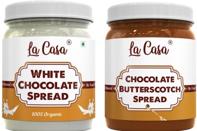 La Casa White Choco- Chocolate Butterscotch Spread(700 g)